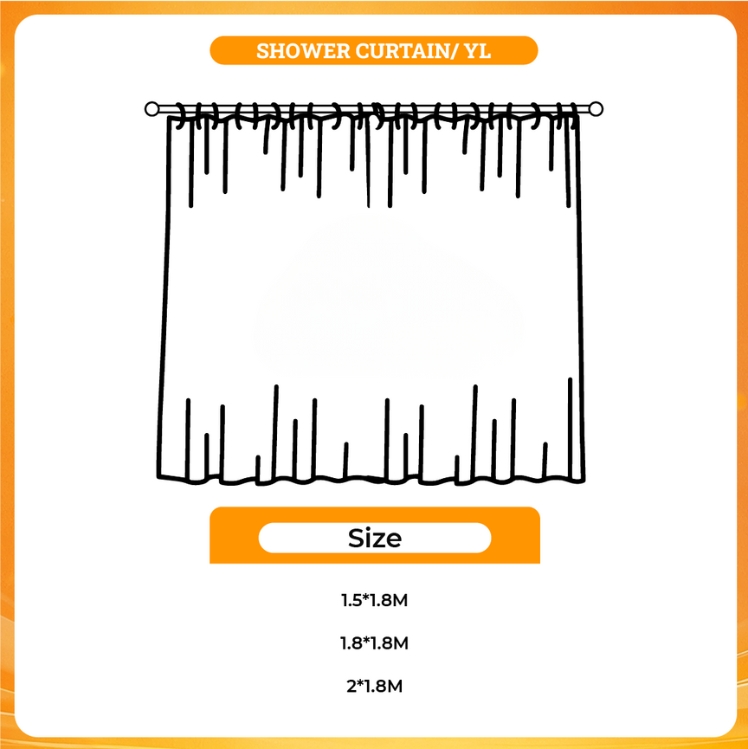 3D shower curtain - Satisfactory Merch