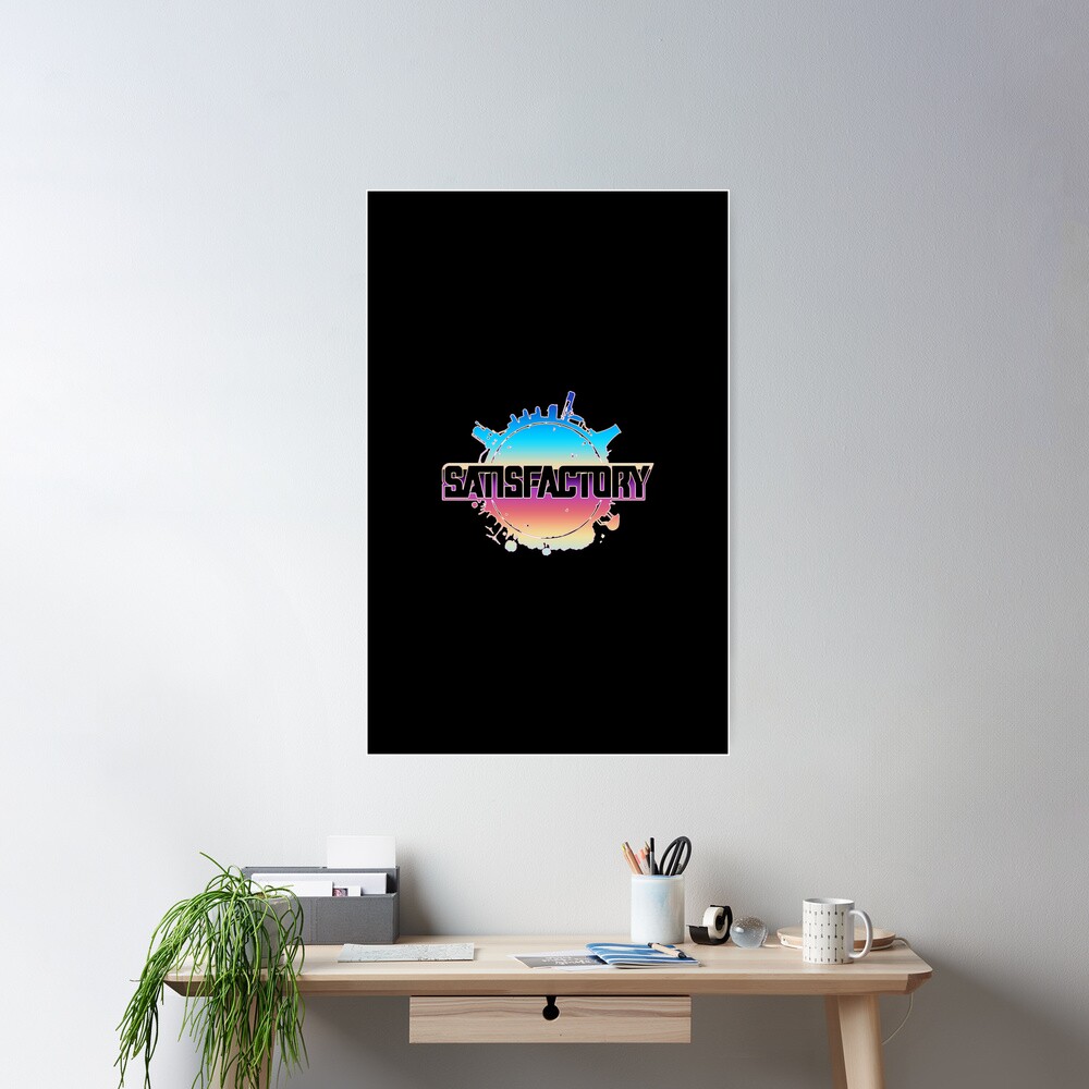 Satisfactory Early Access Logo Design Poster - Image 2