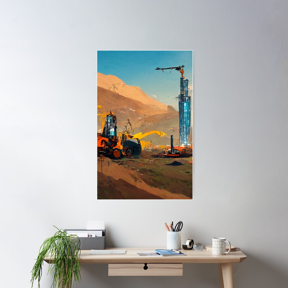 Satisfactory Scenic Factory Artwork Poster - Image 2