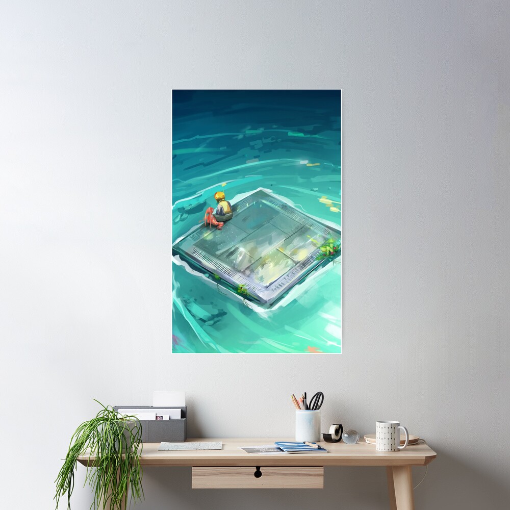 Satisfactory Pioneer Raft Artwork Poster - Image 2