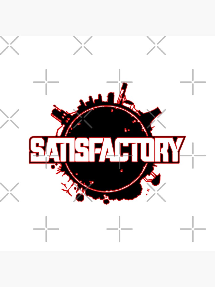 Satisfactory Vintage Early Access Logo Throw Pillow - Image 2