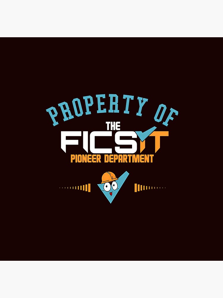 Satisfactory Ficsit Pioneers Department Throw Pillow - Image 2