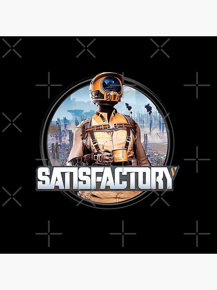 New Satisfactory Early Access Edition Throw Pillow - Image 2