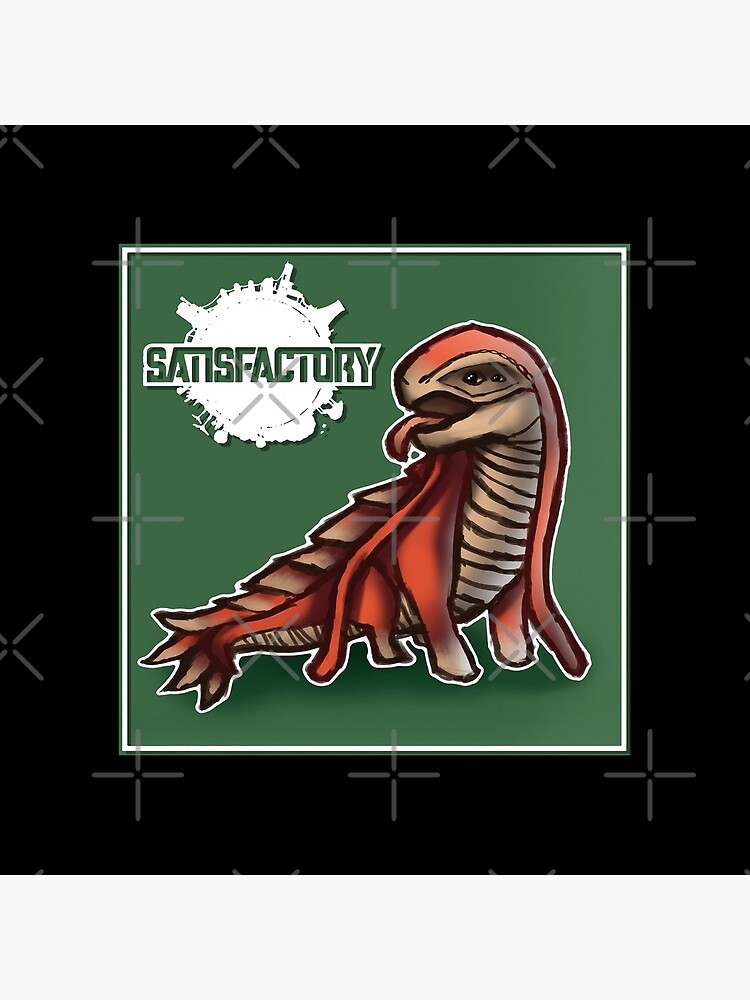 Satisfactory Cute Lizard Doggo Companion Throw Pillow - Image 2
