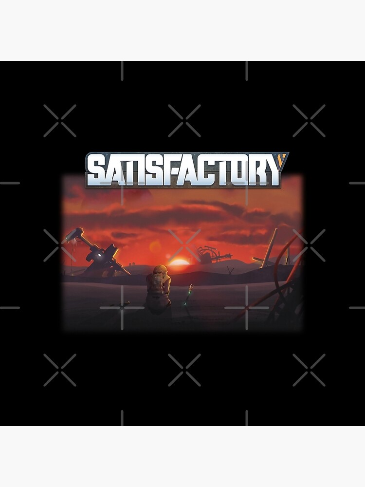 Satisfactory Early Access Edition Throw Pillow - Image 2