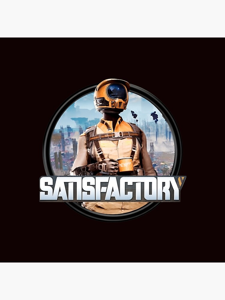Satisfactory Pioneer Utility Gear Throw Pillow - Image 2