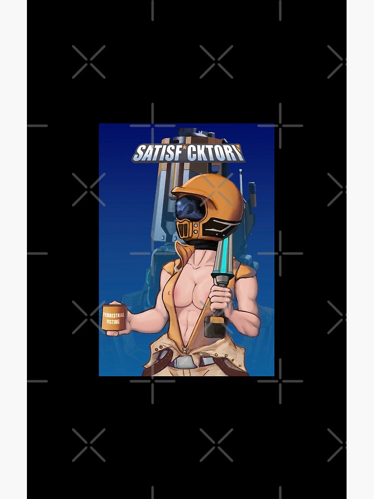 Satisfactory Planet Exploration Mission Shower Curtain - Image 2