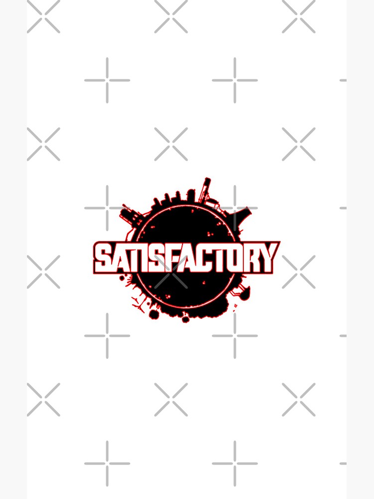 Satisfactory Classic Early Access Logo Shower Curtain - Image 2