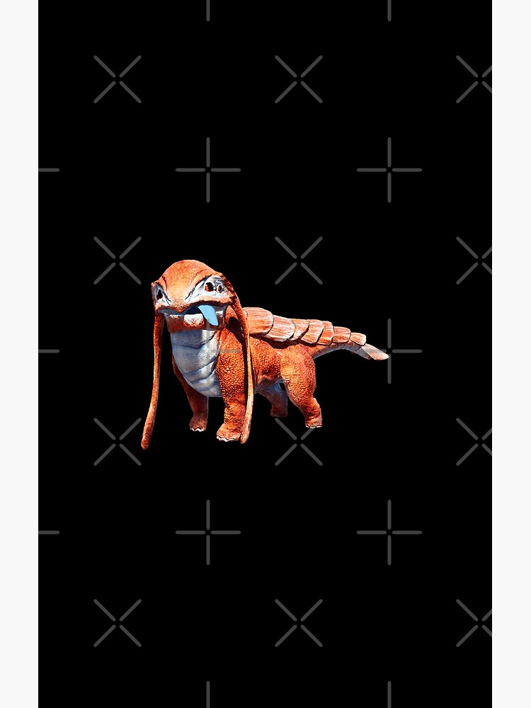 Satisfactory Cute Lizard Doggo Companion Shower Curtain - Image 2