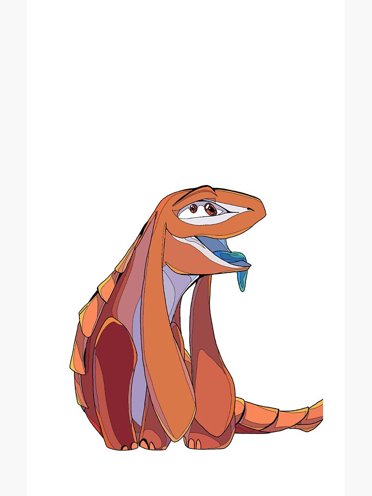 Satisfactory Loyal Lizard Doggo Shower Curtain - Image 2