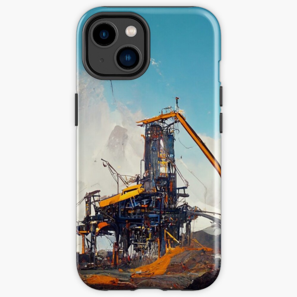 Satisfactory Industrial World Artwork Iphone Case
