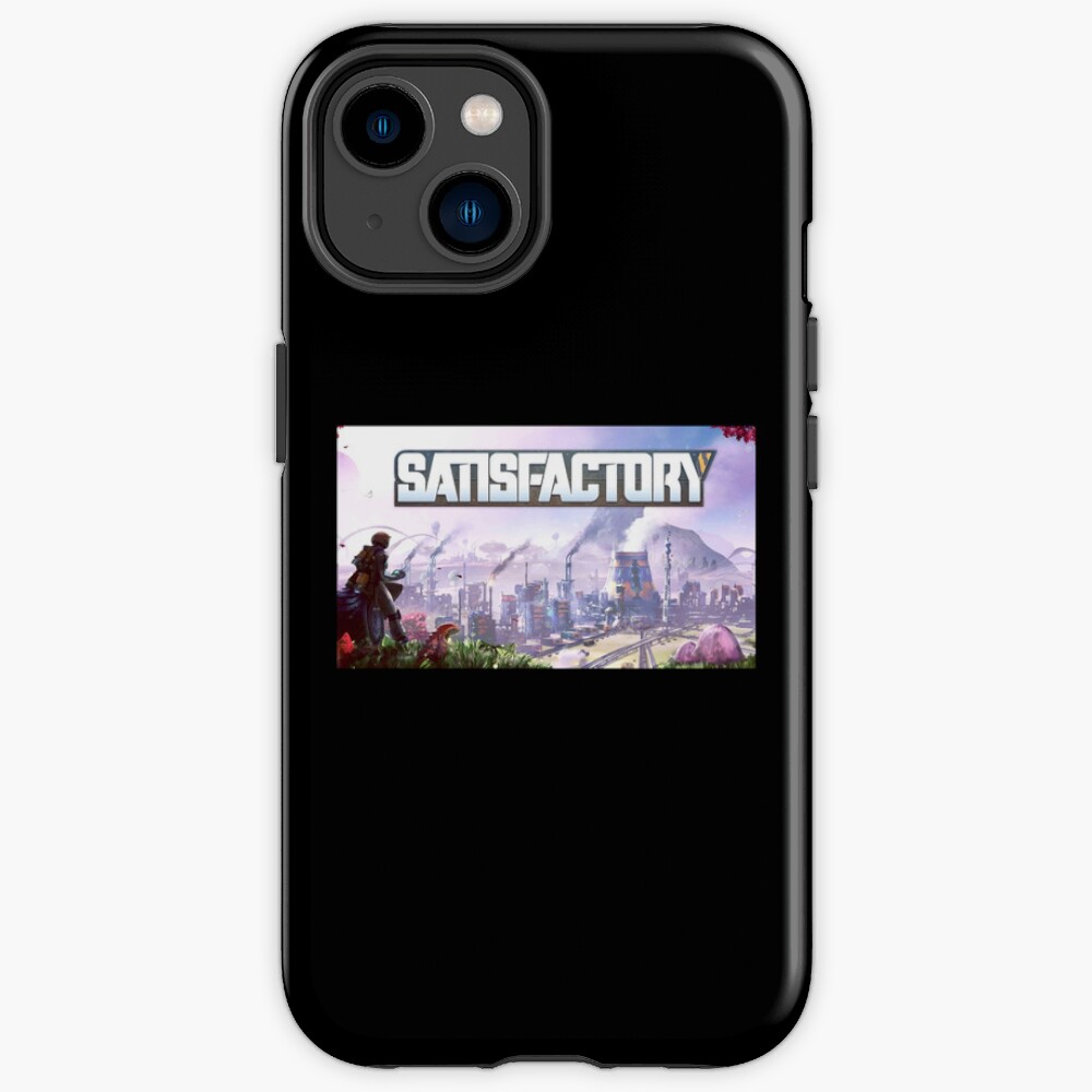 Satisfactory Ficsit Factory Blueprint Iphone Case
