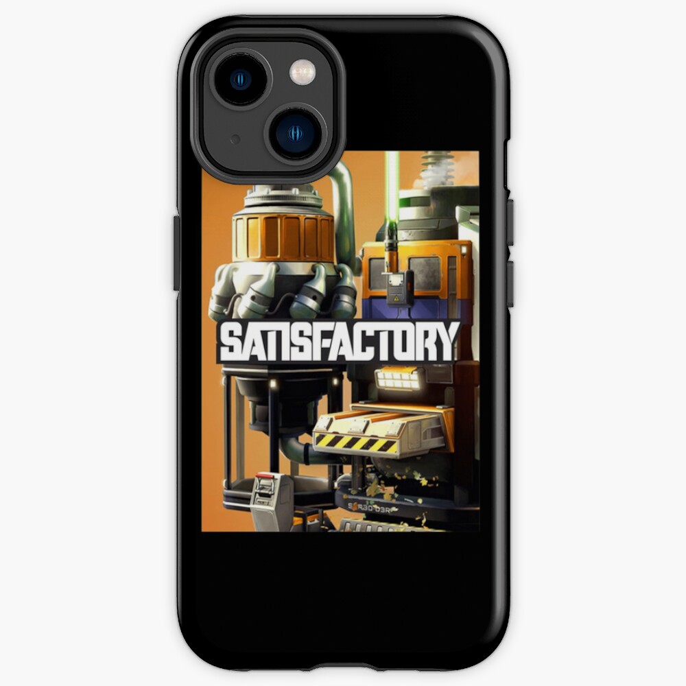 Satisfactory Industrial Factory Layout Iphone Case