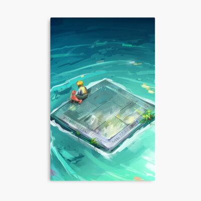 Satisfactory Pioneer Raft Artwork Poster