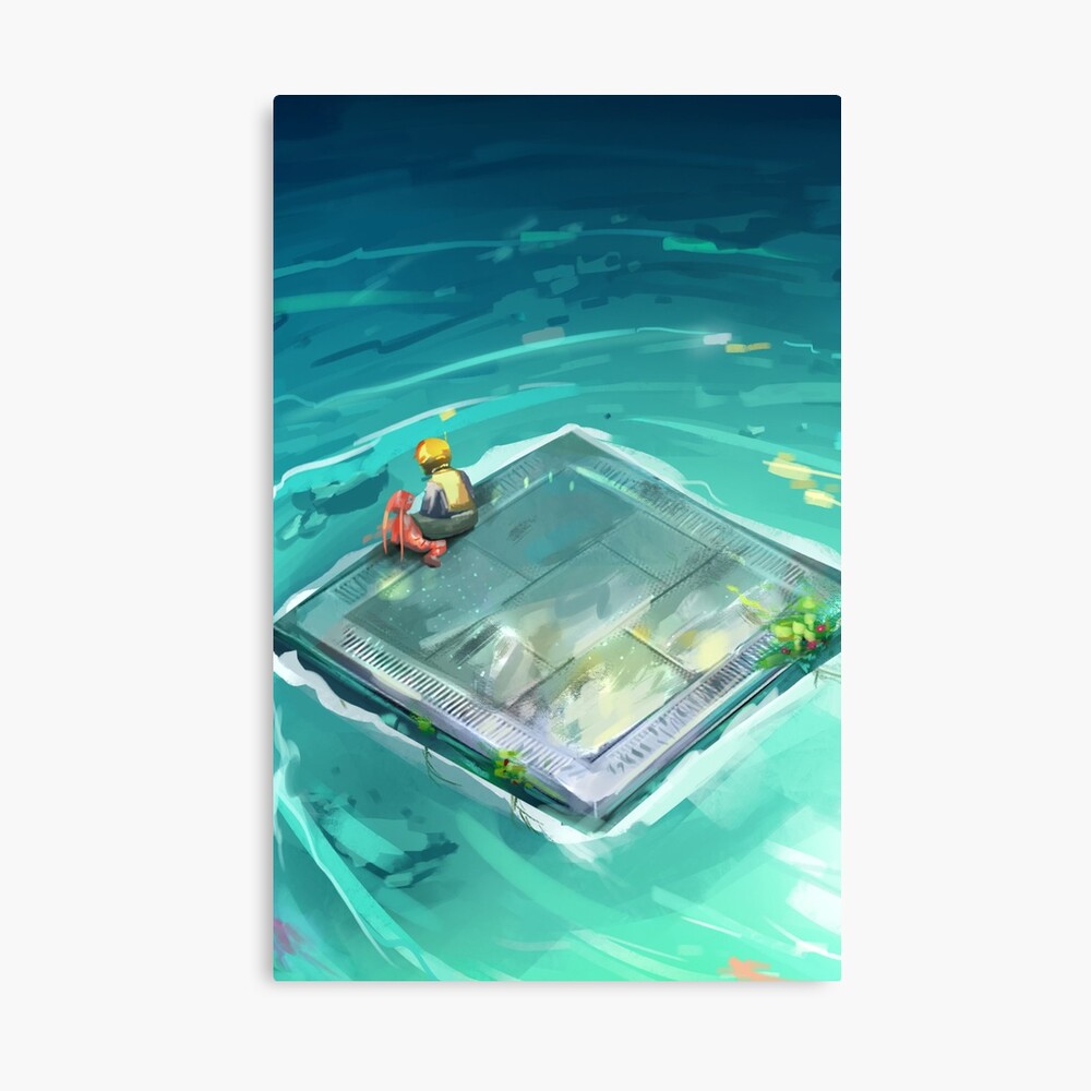 Satisfactory Pioneer Raft Artwork Poster
