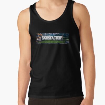 Satisfactory Game Hd Vector Logo Tank Top
