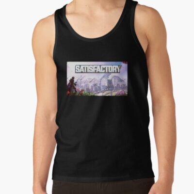Satisfactory Infinite Factory Grid Tank Top