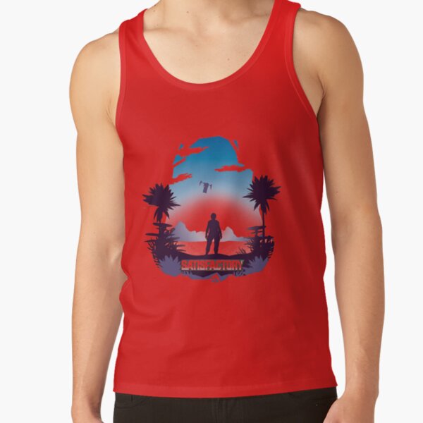 Satisfactory Game Official Logo Tank Top - Image 4