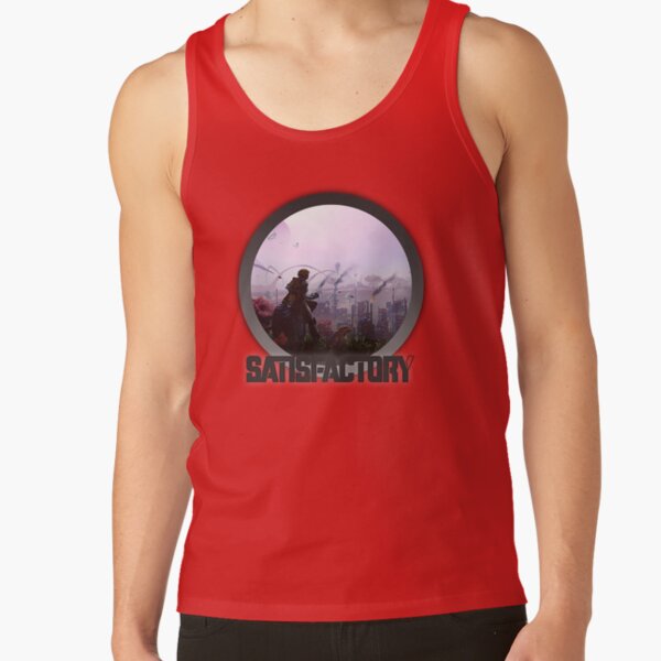 Satisfactory Early Access Retro Gaming Tank Top - Image 4