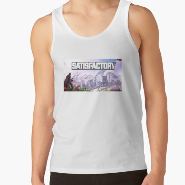 Satisfactory Infinite Factory Grid Tank Top - Image 2
