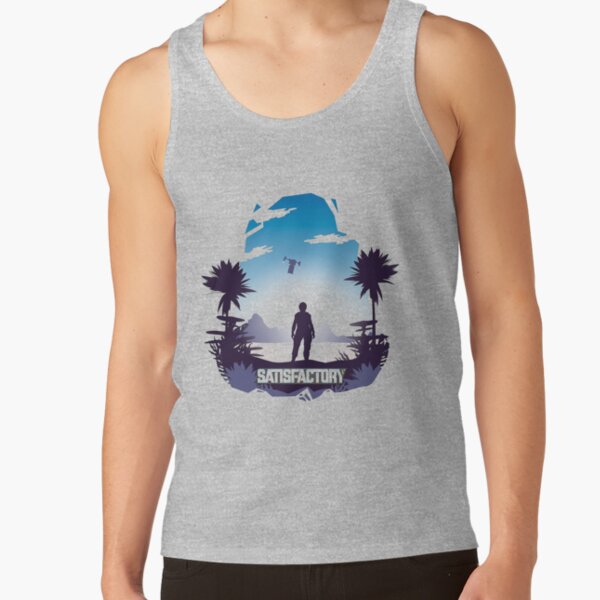 Satisfactory Game Official Logo Tank Top - Image 3