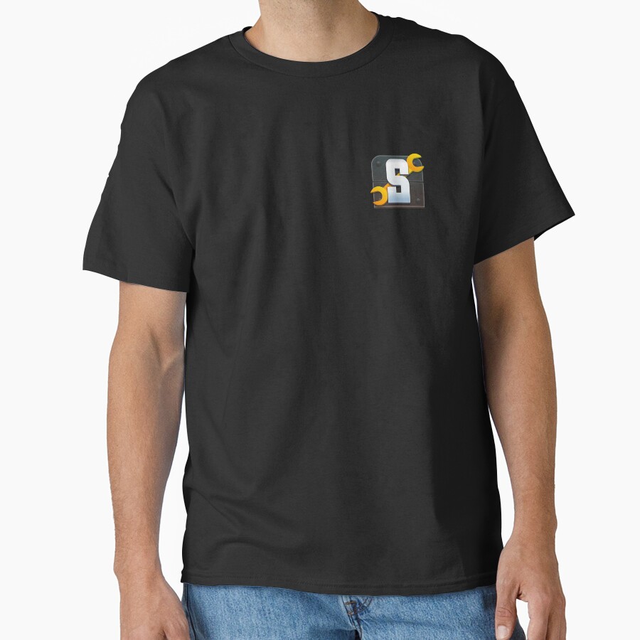 Satisfactory Equip Tools Build Blueprint T-shirt - Image 2