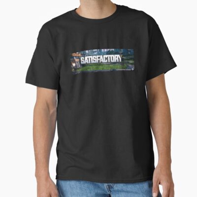Satisfactory Game Hd Vector Logo T-shirt