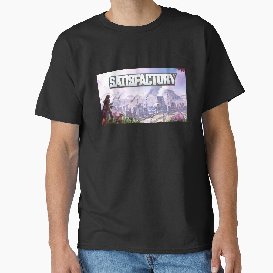 Satisfactory Infinite Factory Grid T-shirt