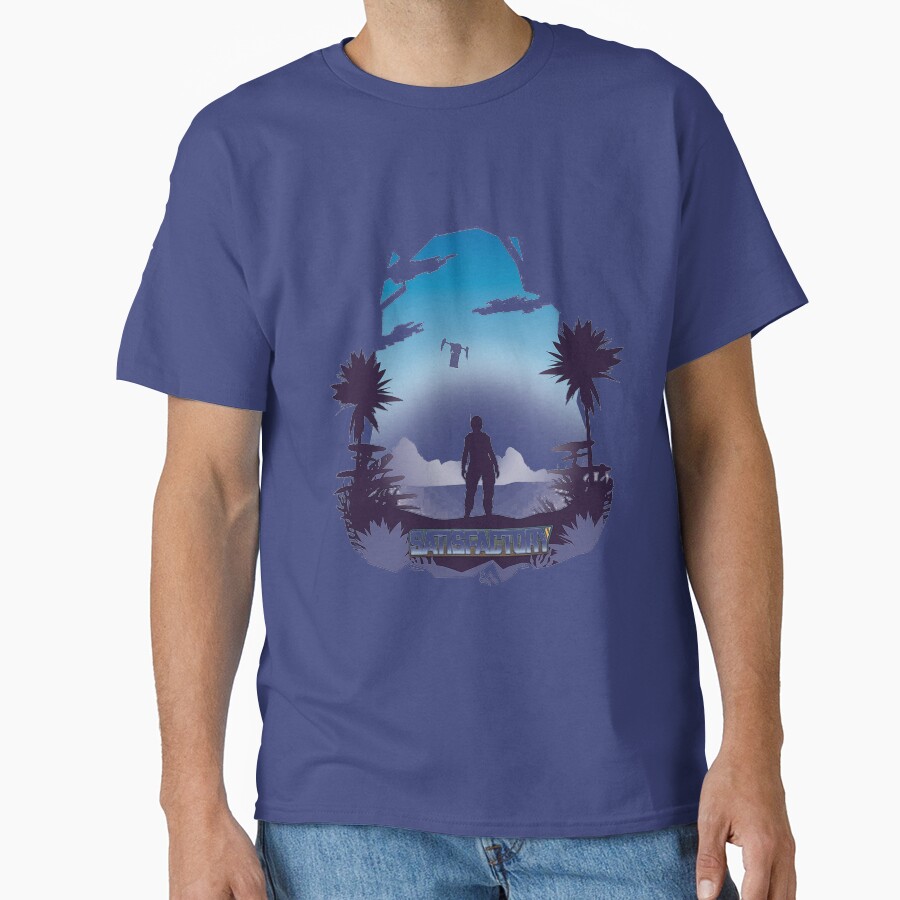 Satisfactory Game Official Logo T-shirt - Image 4
