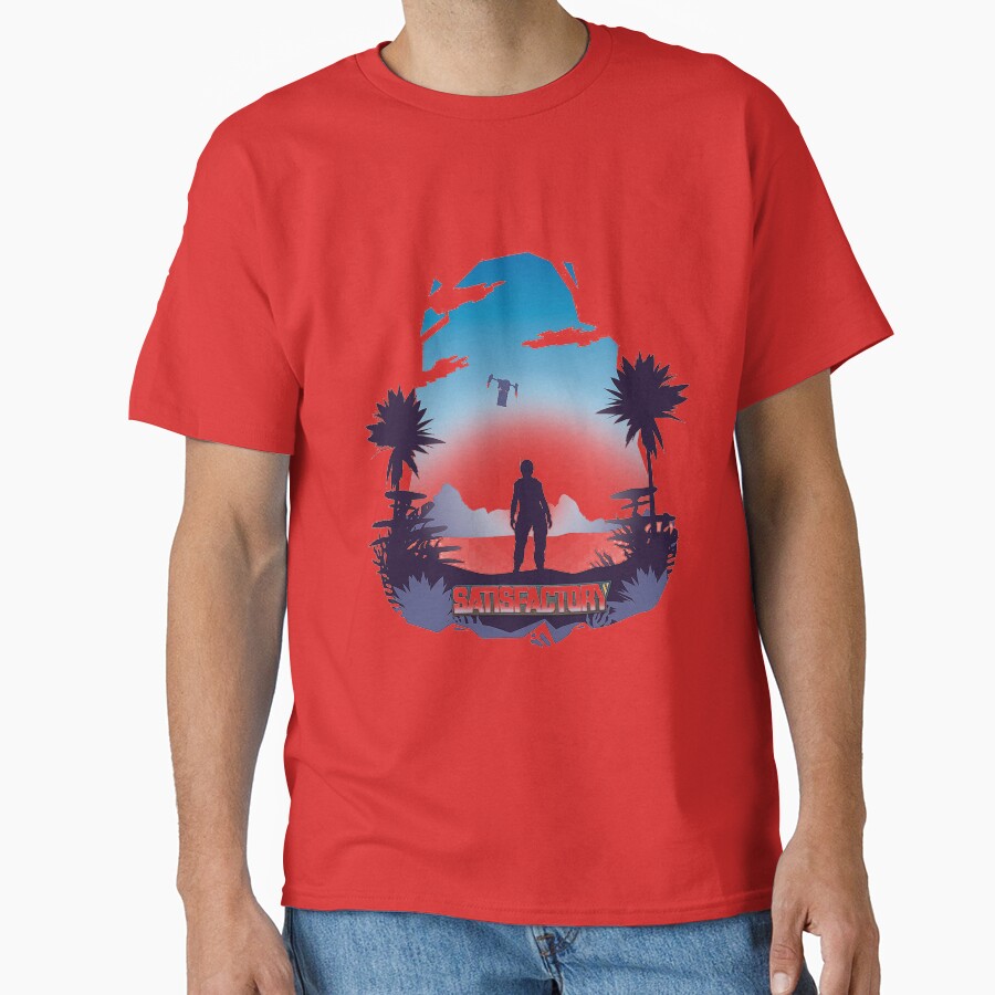 Satisfactory Game Official Logo T-shirt - Image 5