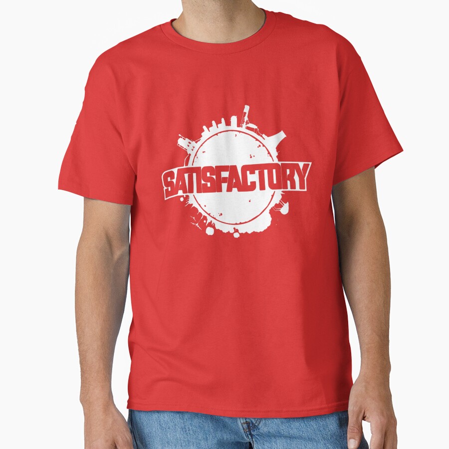 Satisfactory Early Access Alpha Logo T-shirt - Image 5