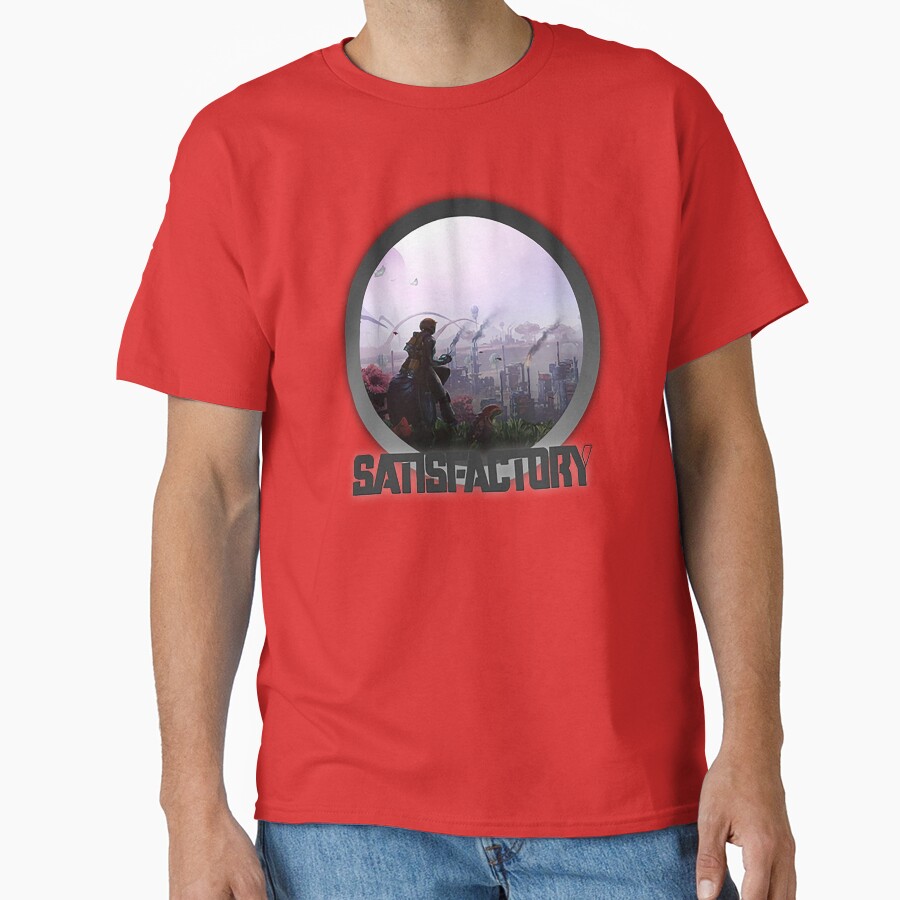 Satisfactory Early Access Retro Gaming T-shirt - Image 5