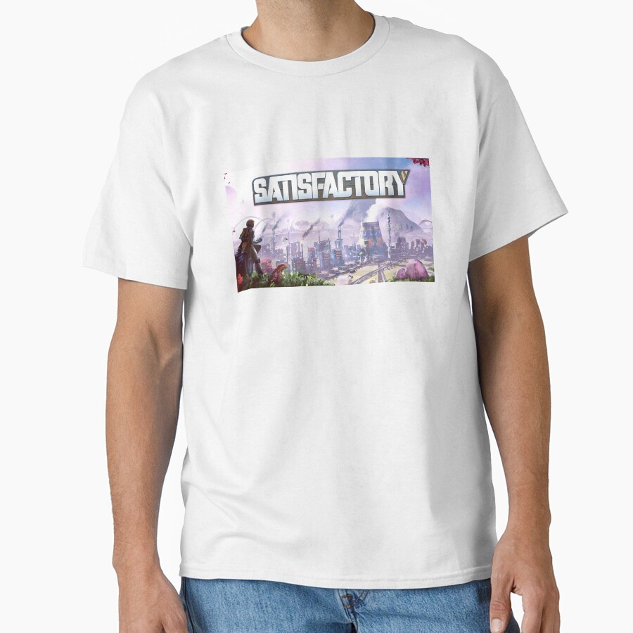 Satisfactory Infinite Factory Grid T-shirt - Image 2