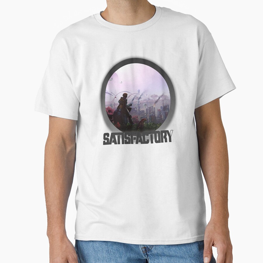 Satisfactory Early Access Retro Gaming T-shirt