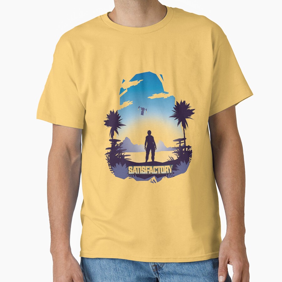 Satisfactory Game Official Logo T-shirt - Image 6