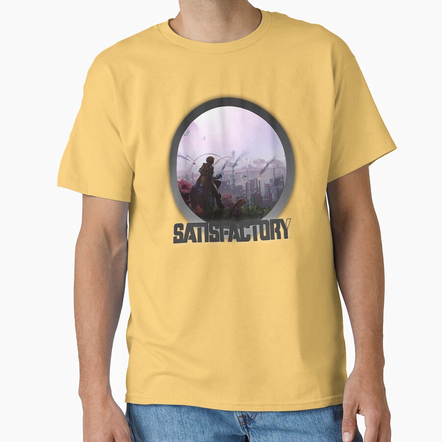 Satisfactory Early Access Retro Gaming T-shirt - Image 6