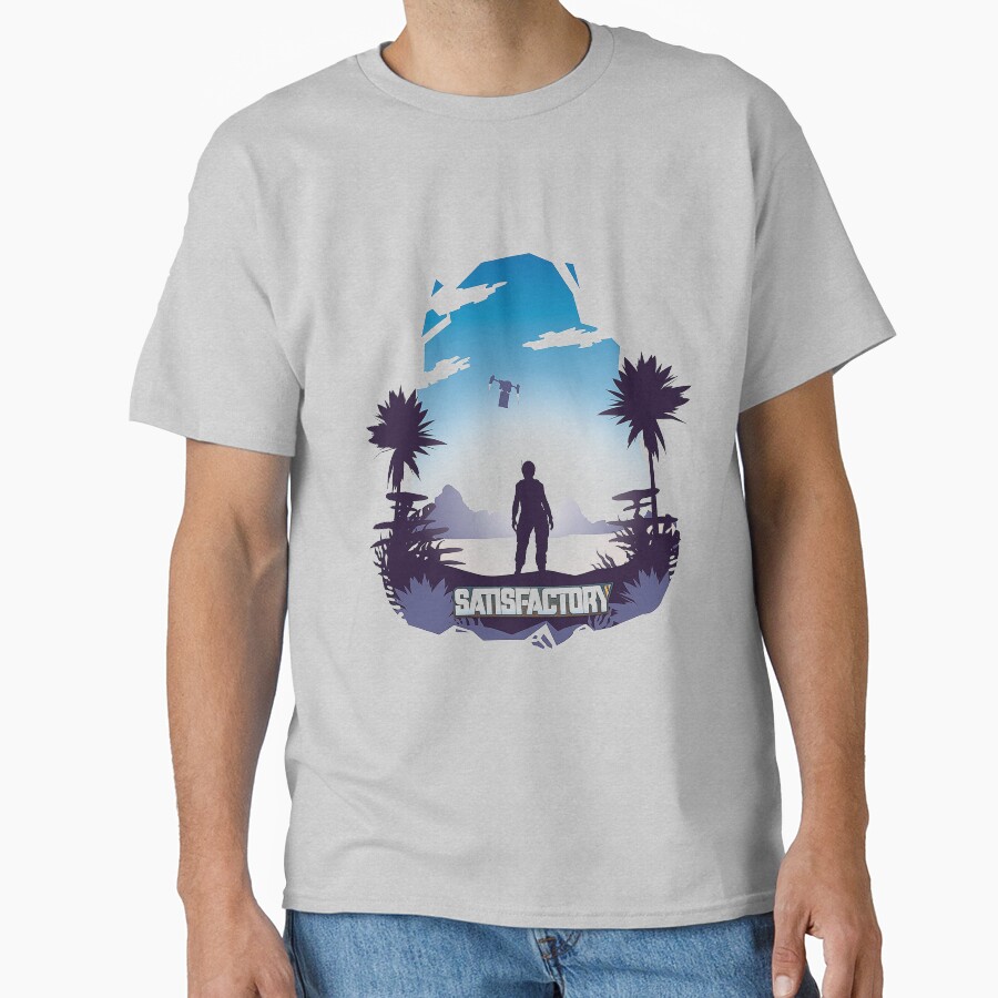 Satisfactory Game Official Logo T-shirt - Image 3