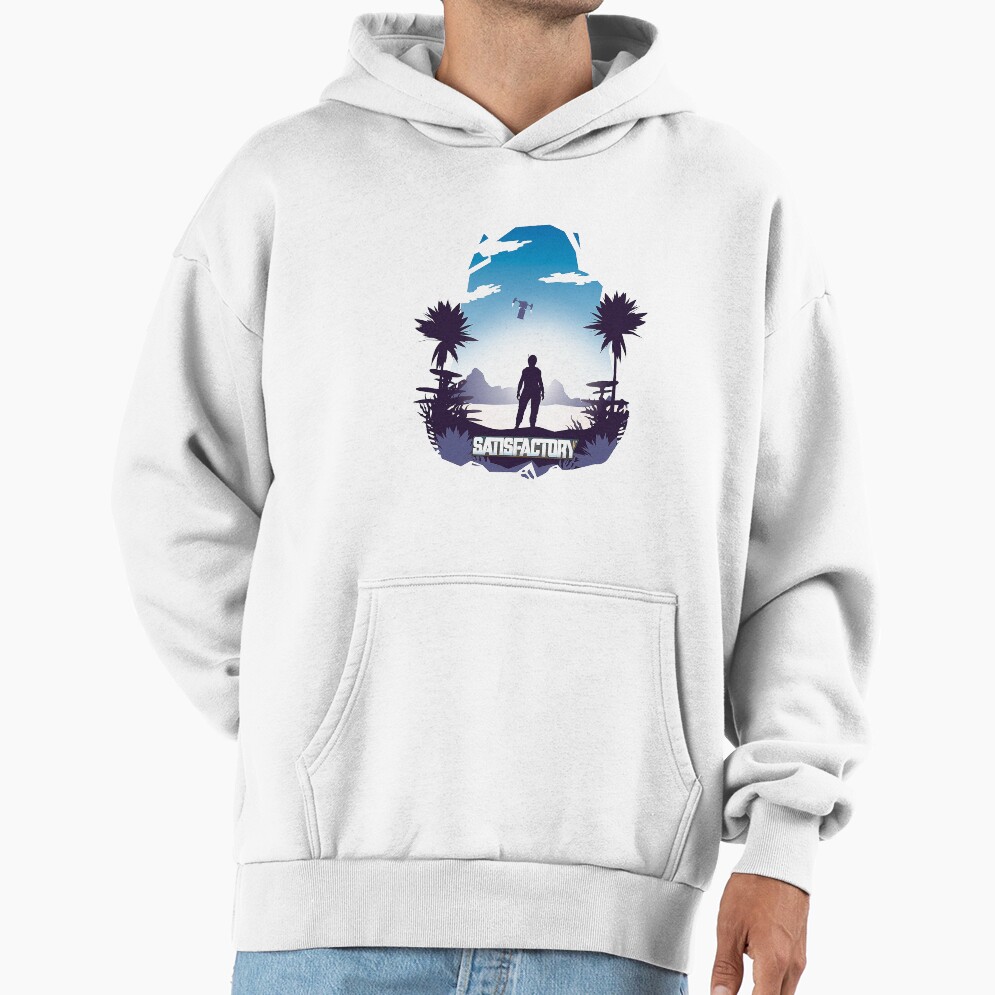 Satisfactory Game Official Logo Hoodie