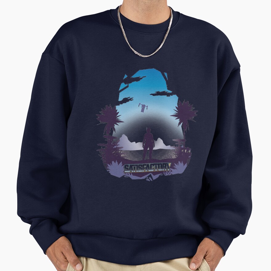 Satisfactory Game Official Logo Sweatshirt - Image 5