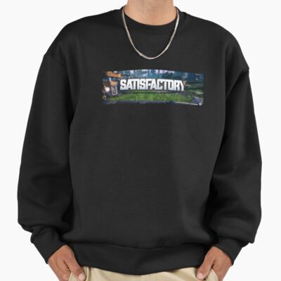 Satisfactory Game Hd Vector Logo Sweatshirt
