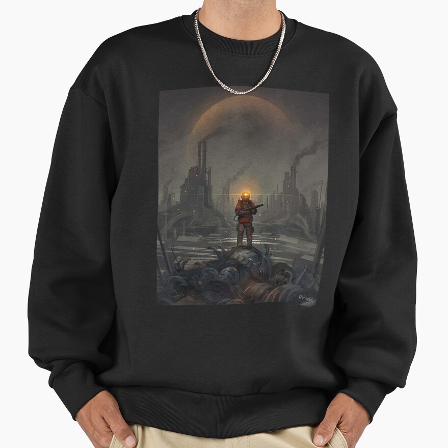 Factorio & Satisfactory Factory Builder Sweatshirt - Image 2
