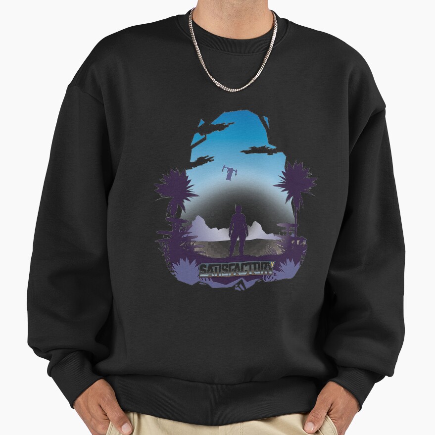 Satisfactory Game Official Logo Sweatshirt - Image 2
