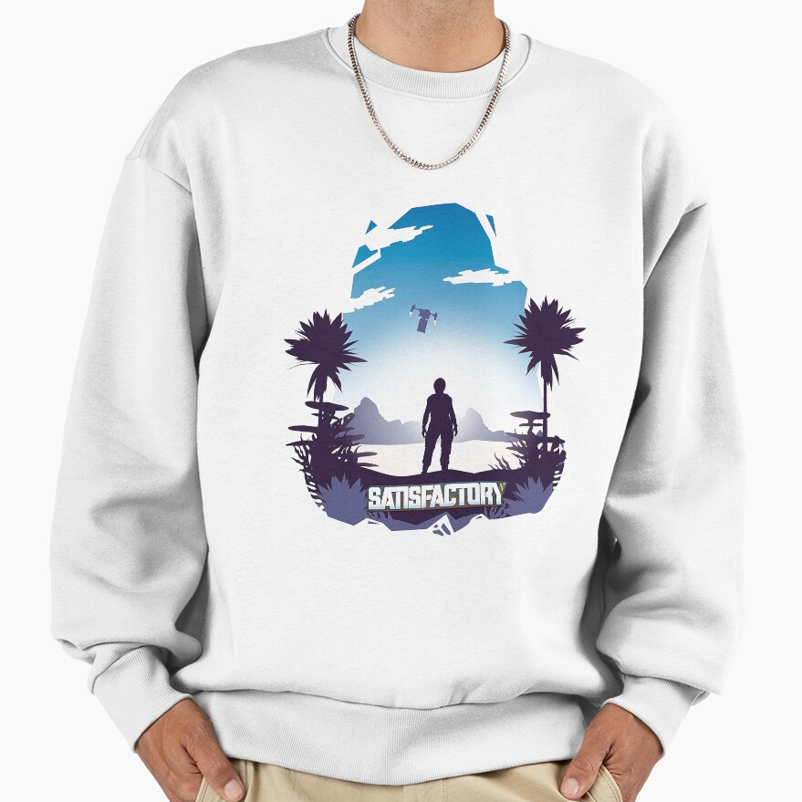 Satisfactory Game Official Logo Sweatshirt