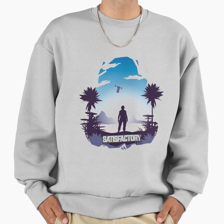 Satisfactory Game Official Logo Sweatshirt - Image 4