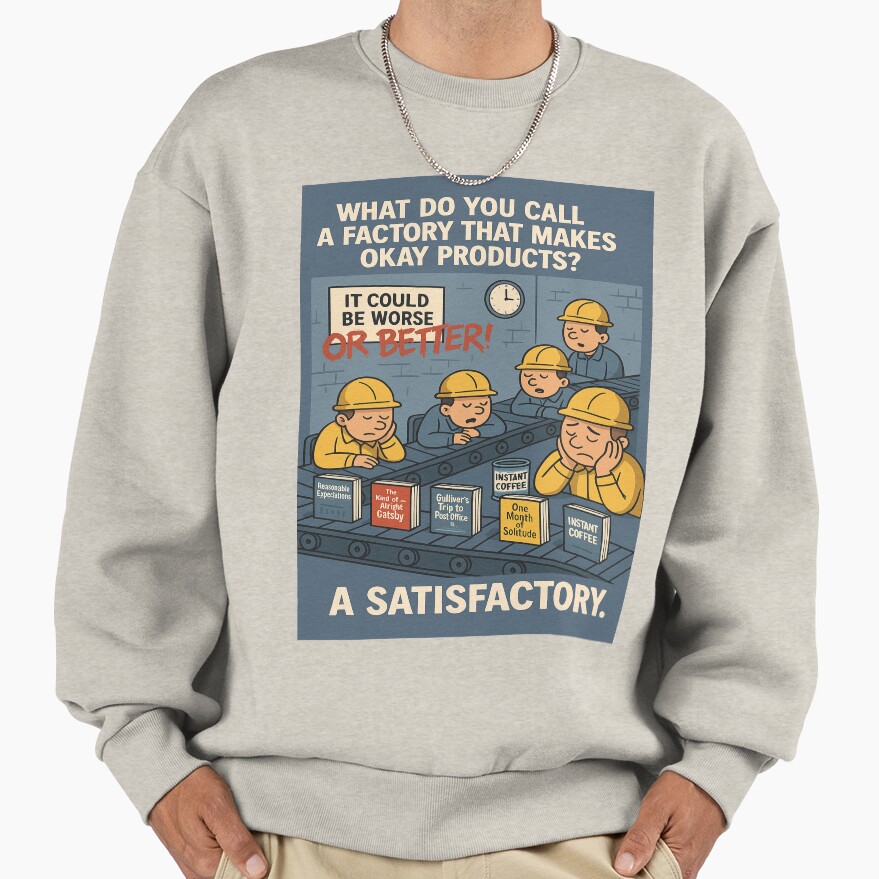 Satisfactory Perfect Efficiency Automation Sweatshirt - Image 3