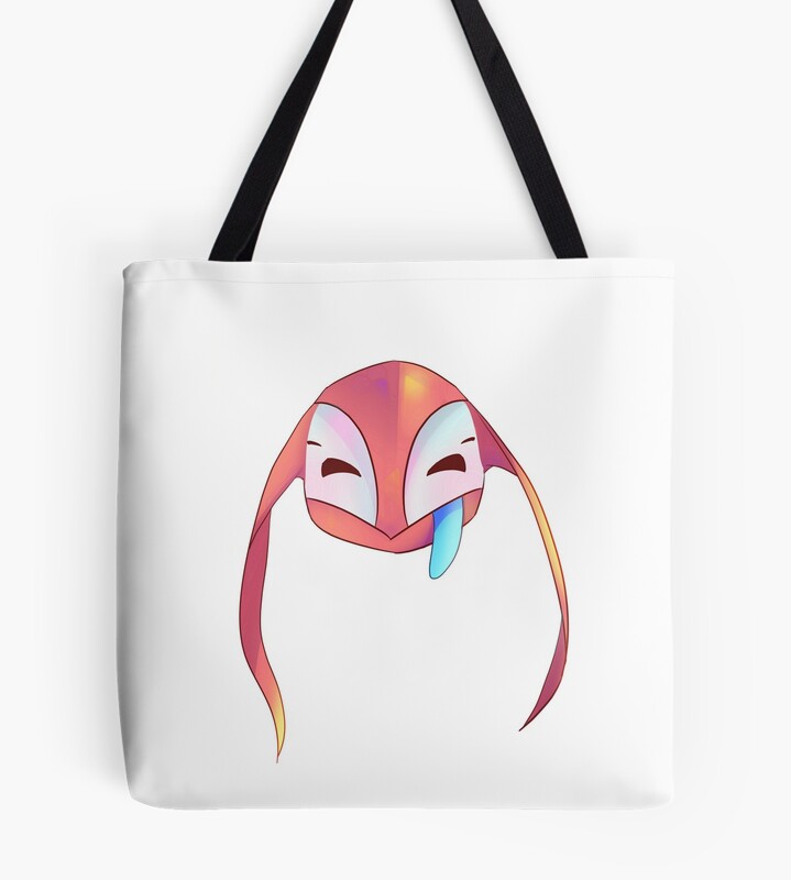 Satisfactory Happy Doggo Sticker Tote Bag