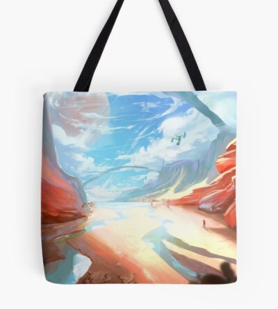 Satisfactory Dune Desert Landscape Art Tote Bag