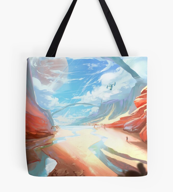 Satisfactory Dune Desert Landscape Art Tote Bag