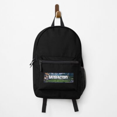 Satisfactory Game Hd Logo Backpack