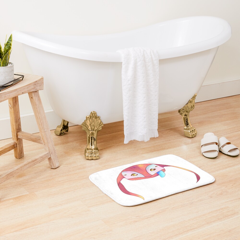 Satisfactory Lizard Doggo Sticker Bath Mat - Image 2
